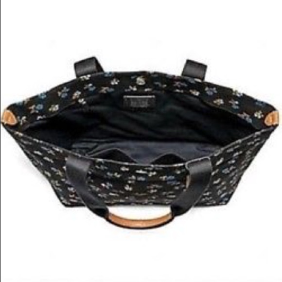 Coach Black/floral canvas tote NWT - Picture 5 of 6